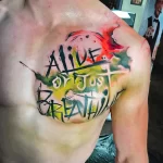 интересный рисунок татуировки 09.05.22 №0663 - interesting tattoo design tatufoto.com