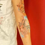 интересный рисунок татуировки 09.05.22 №0721 - interesting tattoo design tatufoto.com