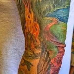 Фото пример татуировки рукавом 16.06.22 №0049 - tatufoto.com