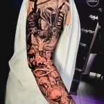 Фото пример татуировки рукавом 16.06.22 №0069 - tatufoto.com