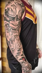 Фото пример татуировки рукавом 16.06.22 №0088 - tatufoto.com