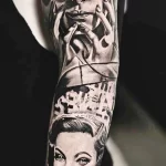 Фото пример татуировки рукавом 16.06.22 №0095 - tatufoto.com