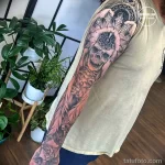 Фото пример татуировки рукавом 16.06.22 №0102 - tatufoto.com