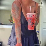 Фото пример татуировки рукавом 16.06.22 №0109 - tatufoto.com