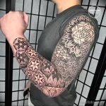 Фото пример татуировки рукавом 16.06.22 №0148 - tatufoto.com