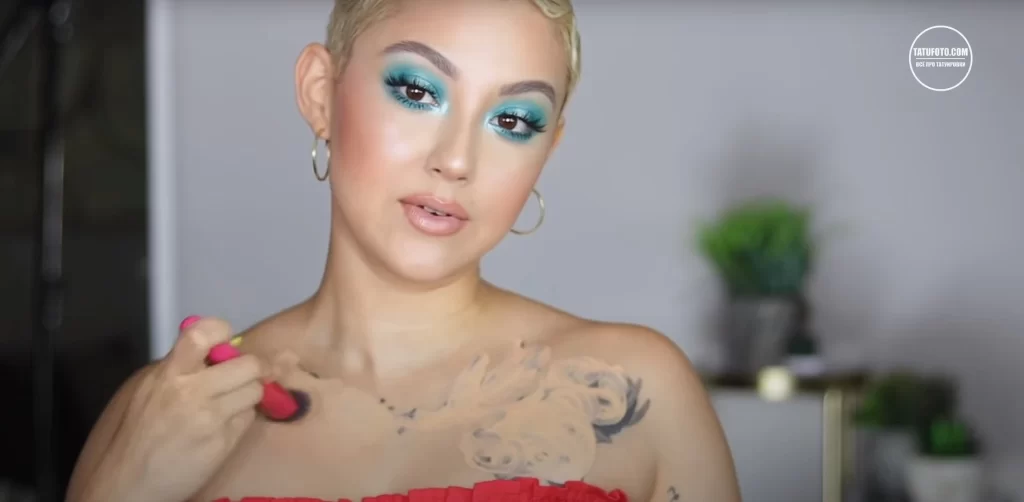 Как и чем временно скрыть татуировку косметикой 16.08.22 №0006 - tatufoto.com