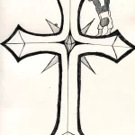 Эскиз татуировки крест 16.11.22 №0227 - tatufoto.com