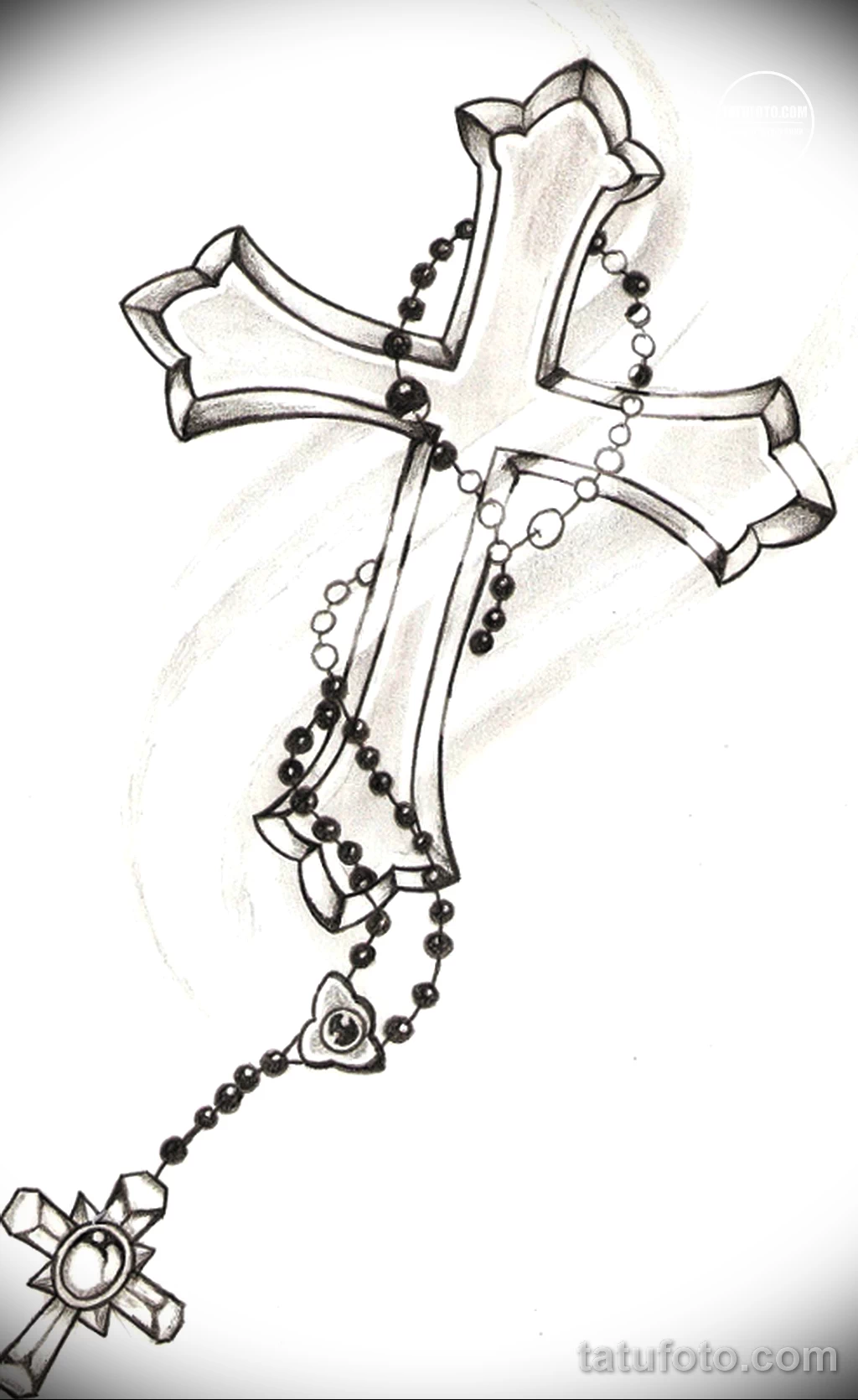 Эскиз татуировки крест 16.11.22 №0358 - tatufoto.com