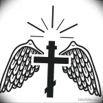 Эскиз татуировки крест 16.11.22 №0470 - tatufoto.com