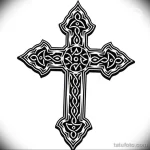 Эскиз татуировки крест 16.11.22 №0475 - tatufoto.com