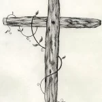 Эскиз татуировки крест 16.11.22 №0480 - tatufoto.com