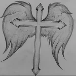 Эскиз татуировки крест 16.11.22 №0483 - tatufoto.com