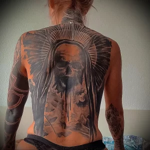 Современная женская татуировка на фото 03.01.23 №0003 - tatufoto.com