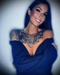 Современная женская татуировка на фото 03.01.23 №0055 - tatufoto.com