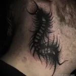 Фото пример тату на шее 23.01.23 №0037 - tatufoto.com
