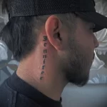 Фото пример тату на шее 23.01.23 №0040 - tatufoto.com