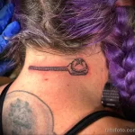 Фото пример тату на шее 23.01.23 №0063 - tatufoto.com