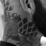 Фото пример тату на шее 23.01.23 №0068 - tatufoto.com
