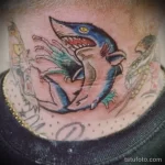 Фото пример тату на шее 23.01.23 №0141 - tatufoto.com