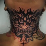 Фото пример тату на шее 23.01.23 №0166 - tatufoto.com