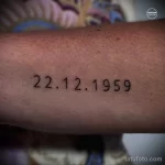 Фото рисунка татуировки Цифры для денег 18.01.23 №0010 - tatufoto.com