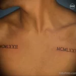 Фото рисунка татуировки Цифры для денег 18.01.23 №0027 - tatufoto.com