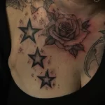 Фото рисунка татуировки звезда для денег 18.01.23 №0002 - tatufoto.com