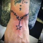Фото рисунка татуировки звезда для денег 18.01.23 №0042 - tatufoto.com