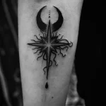 Фото рисунка татуировки звезда для денег 18.01.23 №0047 - tatufoto.com