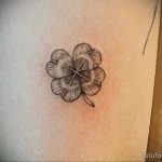 Фото рисунка татуировки клевер для денег 18.01.23 №0010 - tatufoto.com