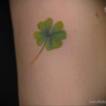 Фото рисунка татуировки клевер для денег 18.01.23 №0035 - tatufoto.com