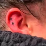 Фото рисунка татуировки на ухе 11.01.23 №0068 - tatufoto.com
