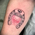 Фото рисунка татуировки подкова для денег 18.01.23 №0036 - tatufoto.com