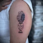 Фото рисунка татуировки растение для денег 18.01.23 №0014 - tatufoto.com