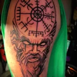 Фото рисунка татуировки руны для денег 18.01.23 №0018 - tatufoto.com