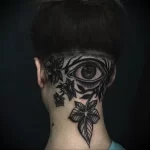 Фото тату венок на шее 23.01.23 №0001 - tatufoto.com
