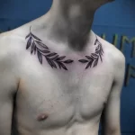 Фото тату венок на шее 23.01.23 №0021 - tatufoto.com