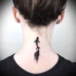 Фото тату на шее для девушек 23.01.23 №0013 - tatufoto.com
