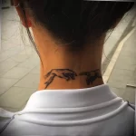 Фото тату на шее для девушек 23.01.23 №0047 - tatufoto.com