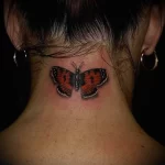 Фото тату на шее для девушек 23.01.23 №0071 - tatufoto.com