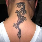 Фото тату на шее для девушек 23.01.23 №0072 - tatufoto.com