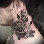 Фото тату на шее мужские 23.01.23 №0023 - tatufoto.com