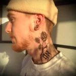 Фото тату на шее мужские 23.01.23 №0027 - tatufoto.com