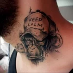 Фото тату на шее мужские 23.01.23 №0050 - tatufoto.com