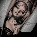 красивая реалистичная татуировка с куклой марионеткой на ниточках - tatufoto.com 180323 - 005
