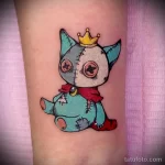 рисунок татуировки кукла кошки с короной - tatufoto.com 180323 - 031