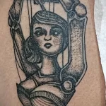 рисунок татуировки кукла марионетка на ниточках - tatufoto.com 180323 - 032