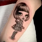 рисунок татуировки с куклой В высоких сапогах - tatufoto.com 180323 - 060