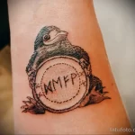 татуировка Утконос и скандинавские руны - tatufoto.com 080323 - 142