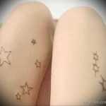 татуировка со звёздочками на ногах - tatufoto.com 010323 - 068